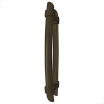 Puxador H AL Arco Polímero 30cm Porta de Vidro - Bronze