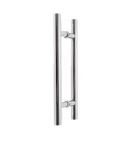 Puxador h de inox polido 450mm - entre furos 300mm Puxador h de inox polido 450mm - entre furos 300mm