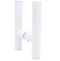 Puxador h tubular de 1 furo para porta de vidro Puxador h tubular de 1 furo para porta de vidro