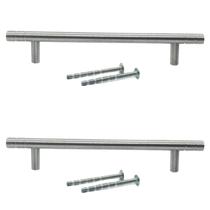 Puxador Haste Alumínio Acetinado Frisos 128mm Gavetas 08 Un