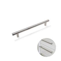 Puxador Haste Redondo Aço Inox 201 Escovado 288 Mm / 45 Cm Para Gavetas Renna