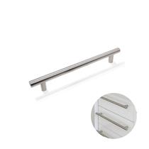 Puxador Haste Redondo Aço Inox 201 Escovado 384 Mm / 60 Cm Para Gavetas Renna