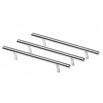 Puxador Haste Redondo Inox 128mm Gaveta Móveis 09 Un