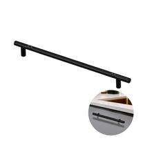 Puxador Haste Redondo Preto Furação 448 Mm Para Gavetas Italy Puxador Haste Redondo Preto Furação 448 Mm Para Gavetas Italy