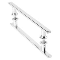 Puxador Inox Para Porta De Correr Vidro Madeira 40cm M.S Puxador Inox Para Porta De Correr Vidro Madeira 40cm M.S