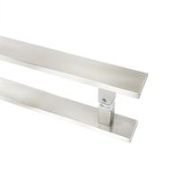 Puxador Inox Porta Pivotante Duplo 40 Cm Modelo Flat Puxador Inox Porta Pivotante Duplo 40 Cm Modelo Flat