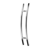 Puxador Inox Tubular Duplo Curvo Lateral Polido - União Mundial 800mm Puxador Inox Tubular Duplo Curvo Lateral Polido - União Mundial 800mm