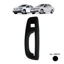 Puxador interno da Porta Gol G5 Traseiro Esquerdo Preto