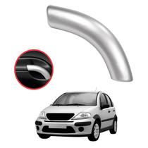 Puxador Interno Lado Esquerdo Motorista Porta Dianteira Traseira Prata Citroen C3 2003 2004 2005 2006 2007 2008 2009 2010 2011 2012