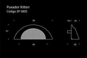 Puxador kitten zen design
