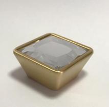 Puxador Lagoa Crystal 30MM Gold Escovado JAD6468 - Jador Puxador Lagoa Crystal 30MM Gold Escovado JAD6468 - Jador