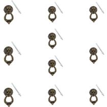 Puxador Luiz Xv Com Haste E Porca 5/32 Com 10 Pçs