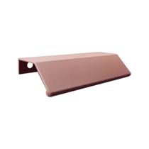 Puxador Moveis Aluminio 7015 Firenze 45º Curvo 64Mm Rose