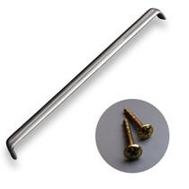 Puxador Móveis Armários Alumínio Acetinado 448mm 243 Pauma