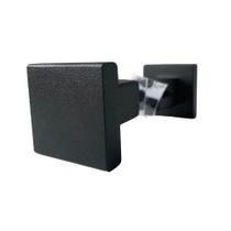 Puxador P/Box Duplo 10x40 Inox Preto Tx 02291 / 02181 50081040 Preto Puxador P/Box Duplo 10x40 Inox Preto Tx 02291 / 02181 50081040 Preto