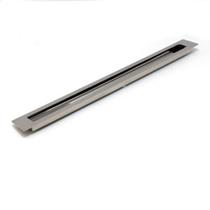Puxador P/ Móveis Concha Imp. 32x1,5cm Inox Escovado Prateado 32cm