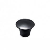 Puxador P/Moveis Plástico Mappo Pontual Preto Fosco Preto Ponto