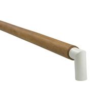 Puxador P/Móveis Tellus Wood 160mm Branco