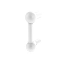 Puxador para armário Allied Brass B-20 7,5 cm branco fosco Puxador para armário Allied Brass B-20 7,5 cm branco fosco