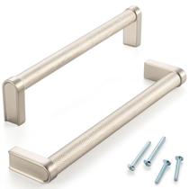 Puxador para armário ASKANO AP1312 níquel escovado 16 cm entre furos