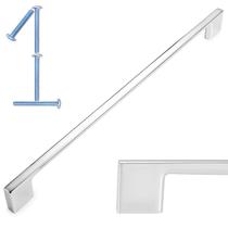 Puxador para Armário de Cozinha KOOFIZO P01 Cromado Polido 29 cm Puxador para Armário de Cozinha KOOFIZO P01 Cromado Polido 29 cm