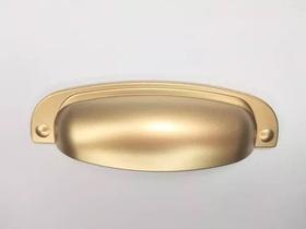 Puxador Para Móvel Concha 2773 Quebec Dourado 96 MM - Torralba Puxador Para Móvel Concha 2773 Quebec Dourado 96 MM - Torralba
