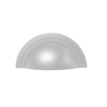 Puxador Para Móvel Concha Shell 64mm Branco Zen Design