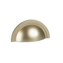 Puxador Para Móvel Concha Shell 64mm Dourado Zen Design