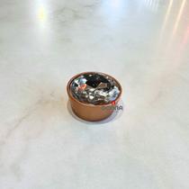 Puxador Para Móvel Ponto Cristal Dexter Grande Cobre Com Pedras - TORRALBA Puxador Para Móvel Ponto Cristal Dexter Grande Cobre Com Pedras - TORRALBA