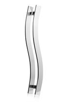 Puxador para Porta Barra Chata Curvo S 60 cm Polido
