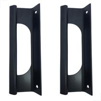 Puxador Para Porta Correr Alumí Pux-157 195mm 2Peças Preto