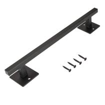 Puxador para Porta de Celeiro Homode 32 cm Preto Fosco em Ferro Puxador para Porta de Celeiro Homode 32 cm Preto Fosco em Ferro