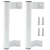 Puxador para porta de correr Bonsicoky 20 cm em liga de alumínio branco, 2 unidades Puxador para porta de correr Bonsicoky 20 cm em liga de alumínio branco, 2 unidades