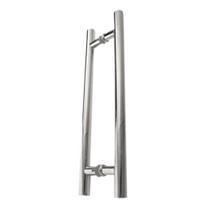 Puxador Para Porta De Madeira ou Vidro Aço Inox 304 Modelo H