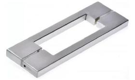Puxador para Porta Duplo 100cm 2 Peças Big Thin Geris Inox