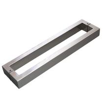 Puxador para Porta Duplo 42cm 2 Peças H40 Geris Inox Escovado Puxador para Porta Duplo 42cm 2 Peças H40 Geris Inox Escovado