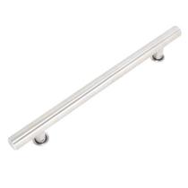 Puxador para Porta Duplo em Inox Tubular Eco 1 Prata Geris