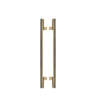 Puxador para porta living dourado gold zen duplo 50 cm (500 mm) zp1132.a00