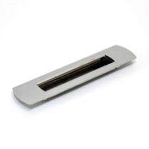 Puxador para Porta ou Móvel Tipo Concha 12cm Fold Geris Prata Puxador para Porta ou Móvel Tipo Concha 12cm Fold Geris Prata