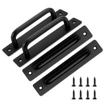 Puxador para portão TamBee 16,5 cm Preto em Metal Reforçado Puxador para portão TamBee 16,5 cm Preto em Metal Reforçado