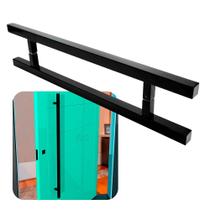 Puxador Para Portas Aristocrata 50 cm Preto Fosco