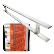 Puxador Para Portas Clean 40 cm Aço Inox Escovado