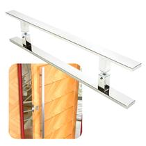 Puxador Para Portas Clean 40 cm Aço Inox Polido Brilhante