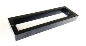Puxador Para Portas Duplo Aço Inox Preto Fosco 60cm - Evolução Em Inox