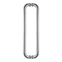 Puxador para portas duplo dh1136 em aço inox bskf 25x300x325mm