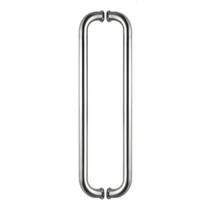 Puxador para portas duplo dh1136 em aço inox bskf 25x300x325mm