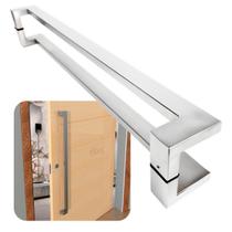 Puxador Para Portas Grécia 1 m Aço Inox Escovado