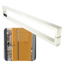 Puxador Para Portas Greco 40 cm Aço Inox Polido Brilhante