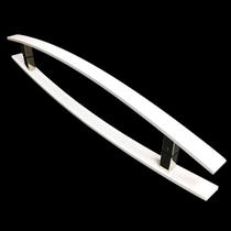 Puxador Para Portas Lugui 50 cm Branco Brilhante