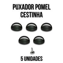 Puxador Pomel Cestinha Com 5 Unidades Para Tampas De Panelas Vidro e Alumino